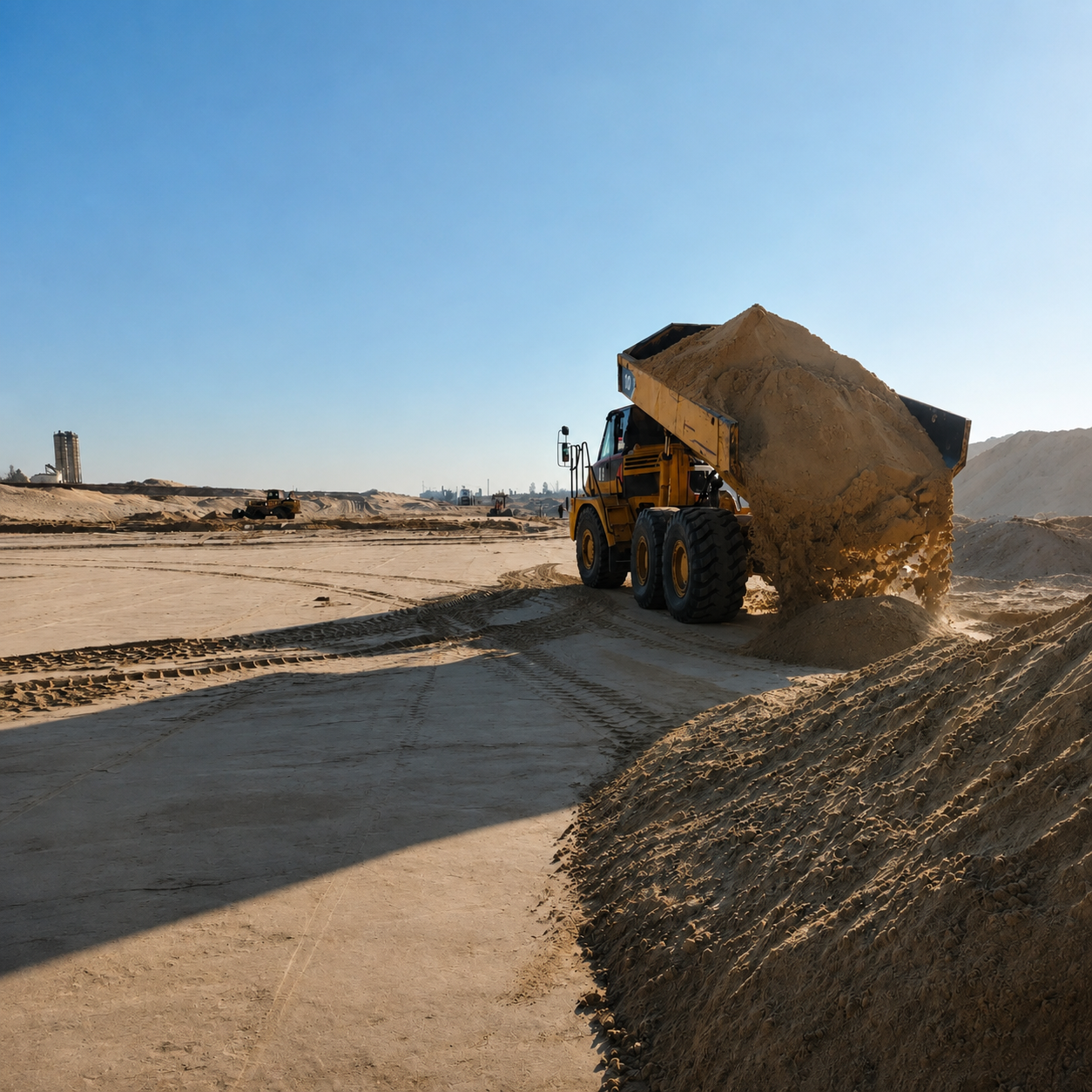 Link road construction